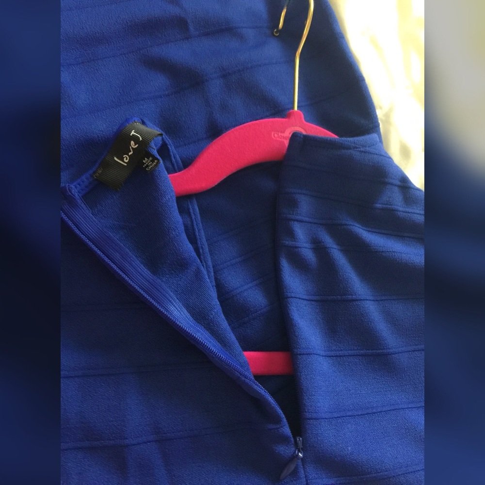 Gorgeous Bodycon Dress, Medium, Cobalt Blue - Picture 7 of 7